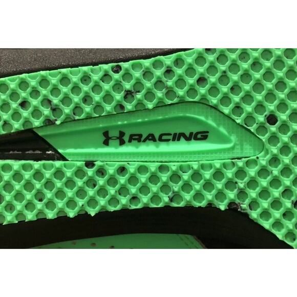 Men Under Armour Sz 15 UA Kick Distance with Spikes 1273940-003 Racing - Picture 10 of 11